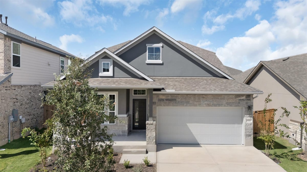 208 Blue Vervain TRL - front exterior - Luxury home in Nolina, Georgetown, TX