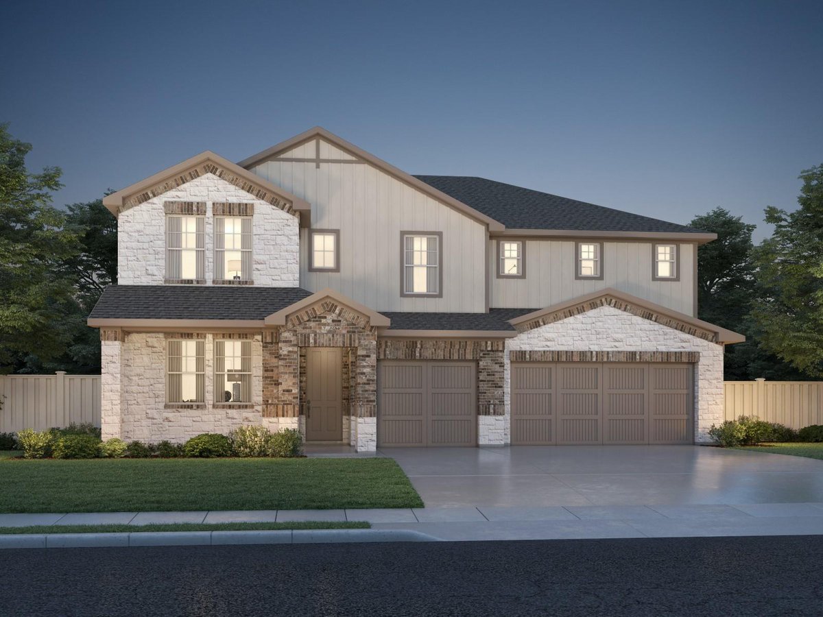 View 208 Divisadero DR in Prairie Winds 208 Divisadero DR - front exterior - Luxury home in Prairie Winds, Hutto, TX
