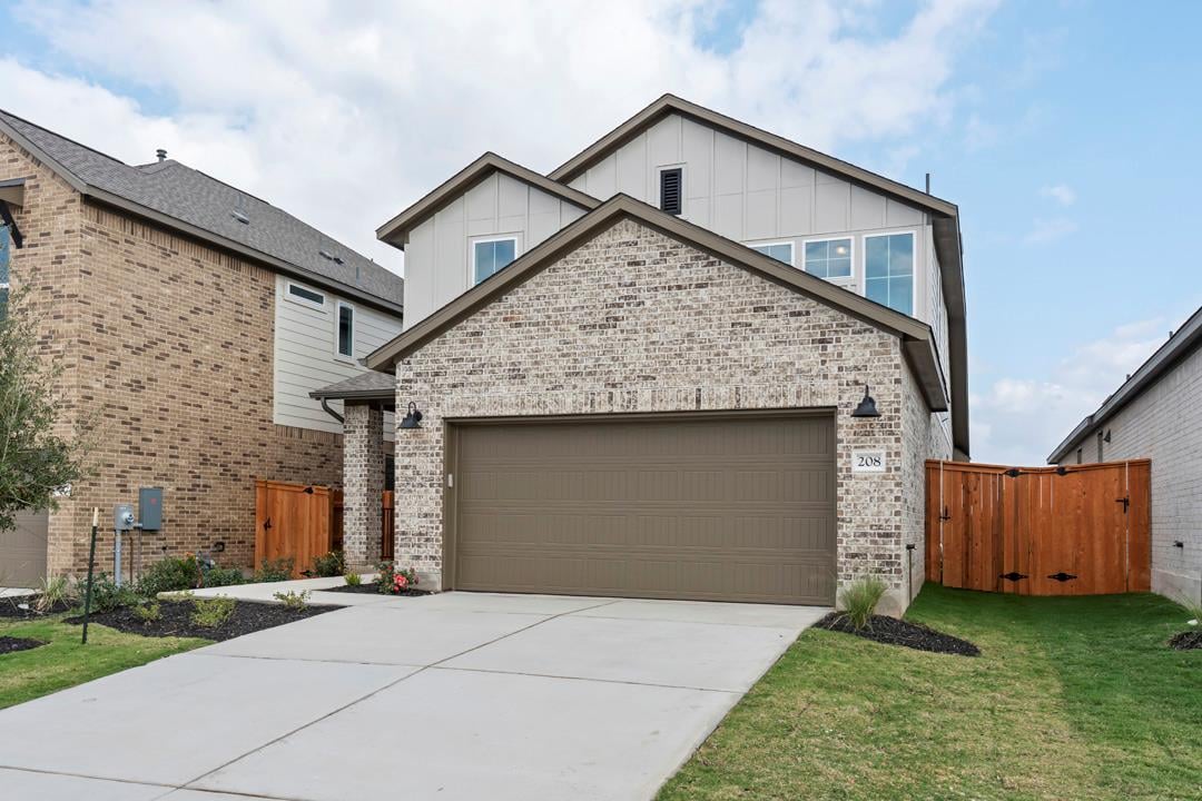 View 208 High Valley Drive in Lariat 208 High Valley Drive - front exterior - Luxury home in Lariat, Liberty Hill, TX
