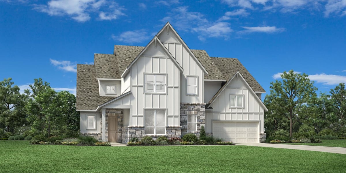 View 208 Kiser RD in Toll Brothers at Santa Rita Ranch 208 Kiser RD - front exterior - Luxury home in Toll Brothers at Santa Rita Ranch, Liberty Hill, TX