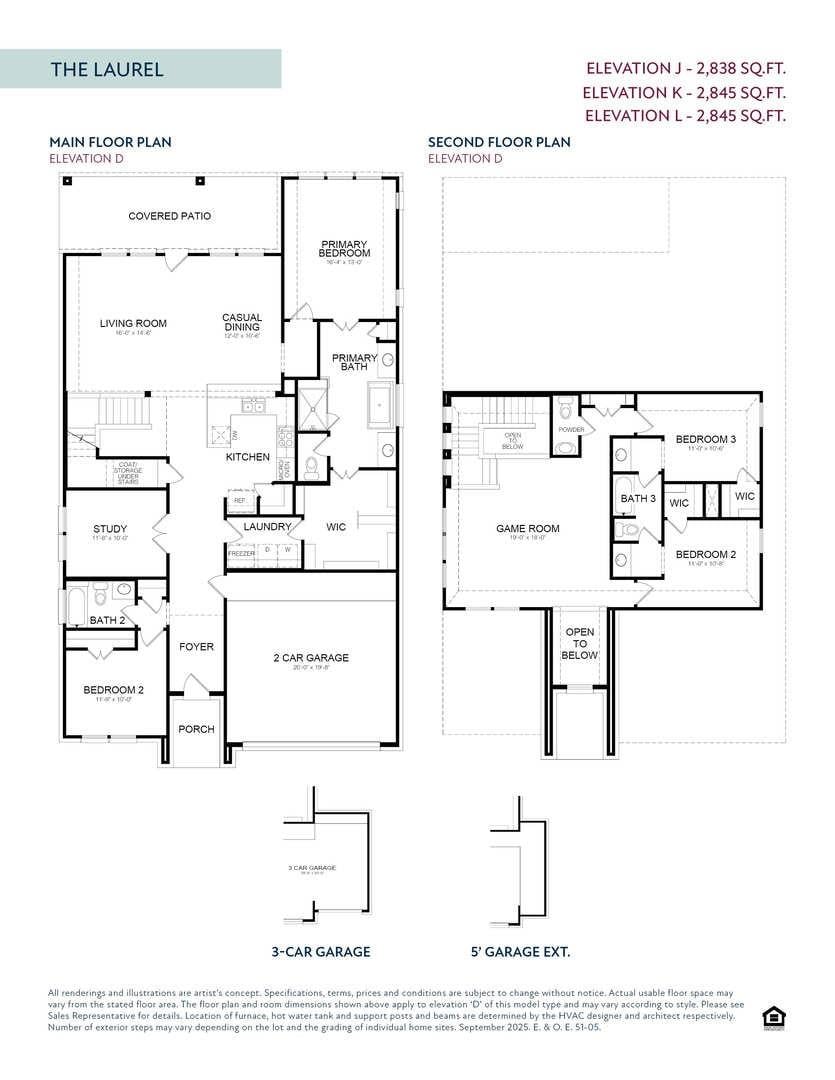 Living area at 208 Royal Fern Rd - 4 bed 3 bath home