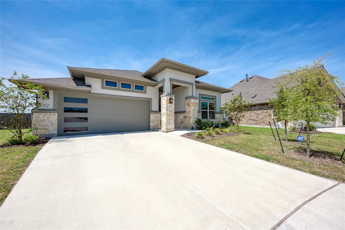 View 20821 Schuster ST in Manor Heights Ph 3 Sec 1 20821 Schuster ST - front exterior - Luxury home in Manor Heights Ph 3 Sec 1, Manor, TX