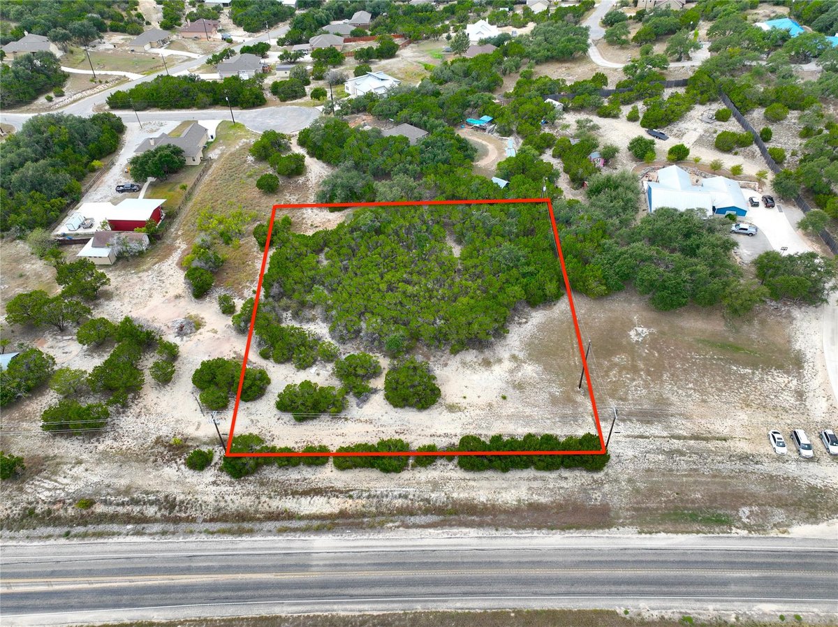 View 2085 Fm 484 in Rocky Creek Ranch 9 2085 Fm 484 - front exterior - Luxury lot in Rocky Creek Ranch 9, Canyon Lake, TX
