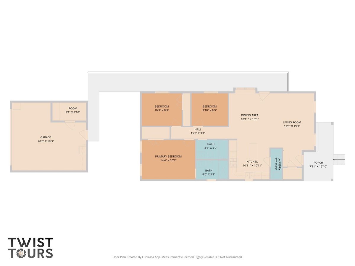 Primary bedroom at 209  Duck Creek Trl - 3 bed 2 bath home