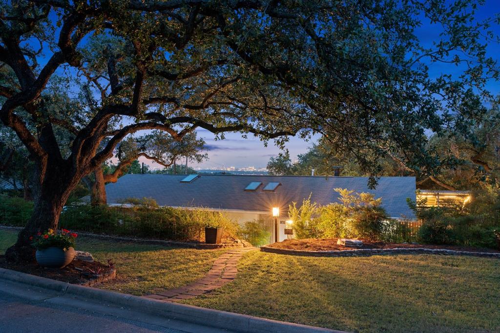 View 209 McConnell DR in Westlake Terrace 209 McConnell DR - front exterior - Luxury home in Westlake Terrace, West Lake Hills, TX