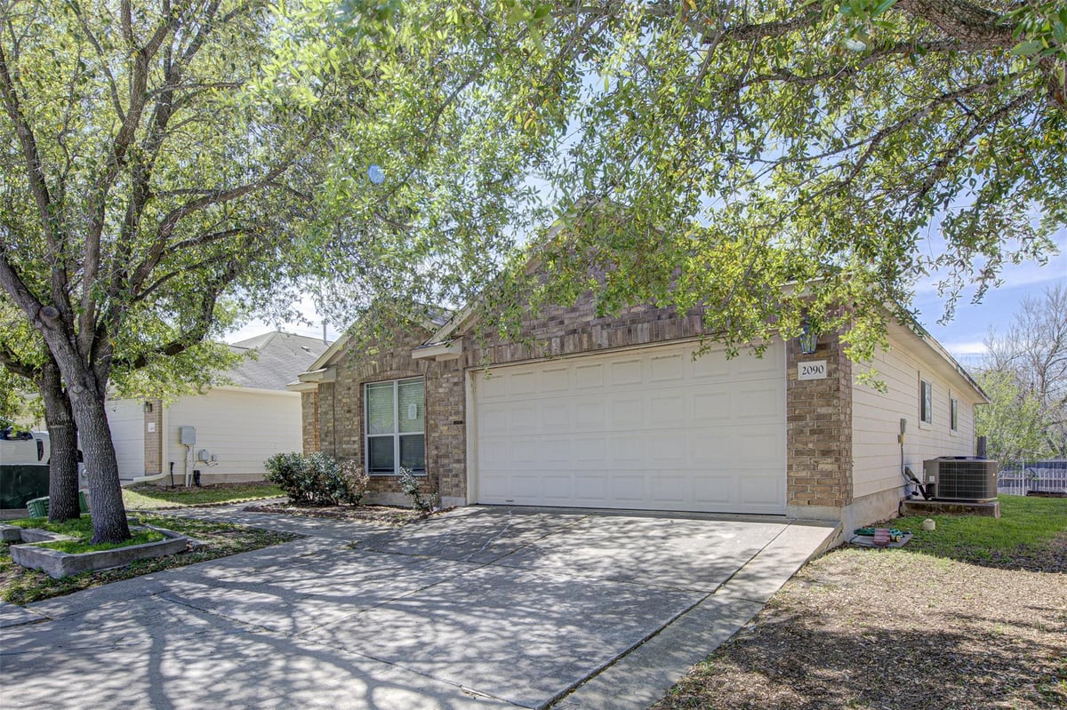View 2090 Intrepid Dr in Meadow Park 2090 Intrepid Dr - front exterior - Luxury home in Meadow Park, Buda, TX