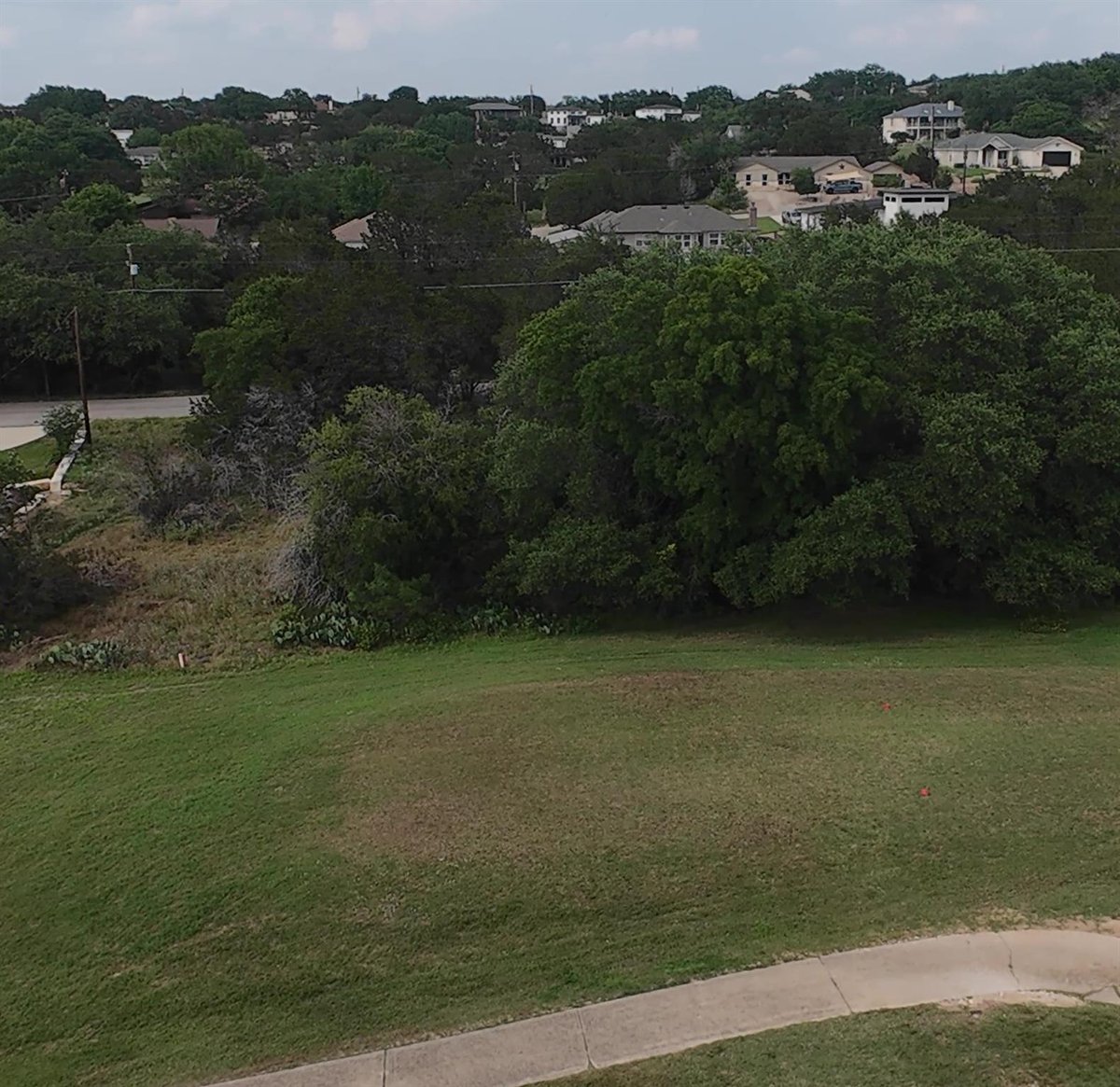 View 20903 Green Park Dr in Country Club Estates Sec 07 20903 Green Park Dr - front exterior - Luxury lot in Country Club Estates Sec 07, Lago Vista, TX