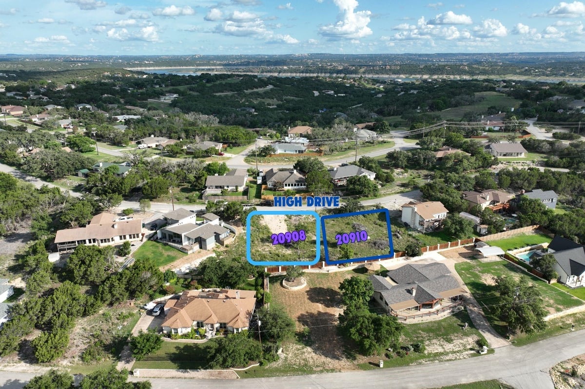 View 20910 High Dr in Country Club Estates Sec 09 20910 High Dr - front exterior - Luxury lot in Country Club Estates Sec 09, Lago Vista, TX