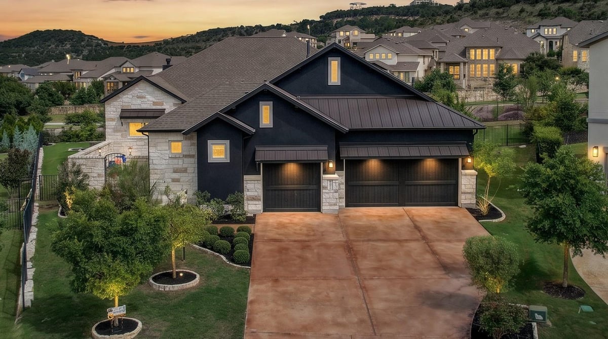 View 210 Fairdale CV in Lakeway Hlnds Ph 3 Sec 1 210 Fairdale CV - front exterior - Luxury home in Lakeway Hlnds Ph 3 Sec 1, Austin, TX