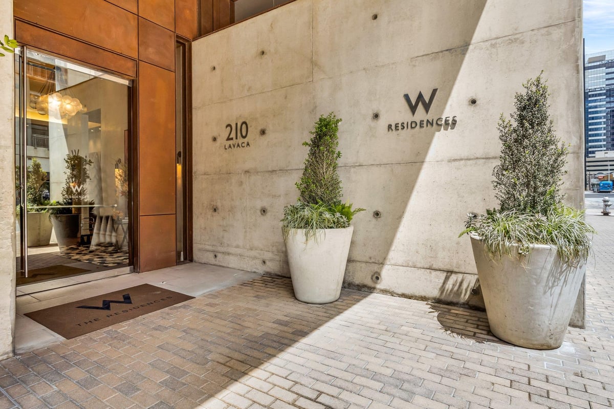 210 Lavaca St Unit #2308 - front exterior - Luxury home in Condo, Austin, TX