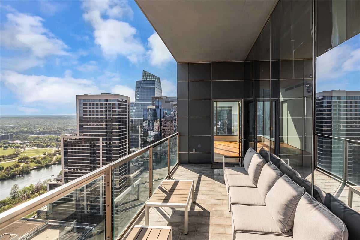 Living area at 210 Lavaca St Unit #2903 - 3 bed 3 bath home