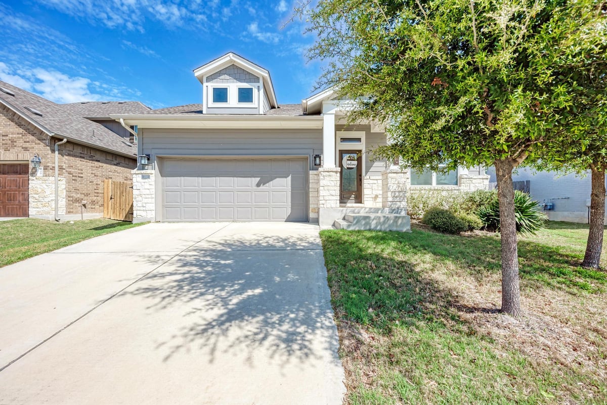 View 210 Mangold Dr in Carmel Creek 210 Mangold Dr - front exterior - Luxury home in Carmel Creek, Hutto, TX