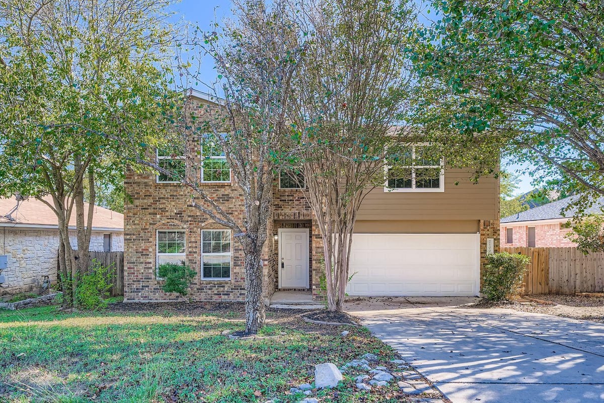 View 2100 Coachlamp Dr in Carriage Hills 02 Sec 04 2100 Coachlamp Dr - front exterior - Luxury home in Carriage Hills 02 Sec 04, Cedar Park, TX
