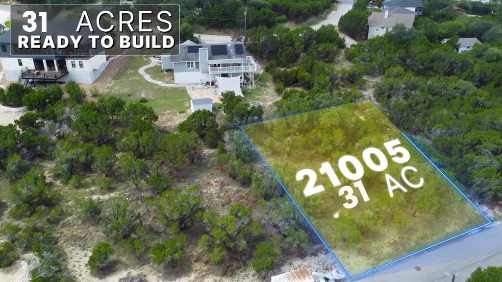 View 21005 Brewer LN in Lago Vista Estates Sec 10 21005 Brewer LN - front exterior - Luxury lot in Lago Vista Estates Sec 10, Lago Vista, TX