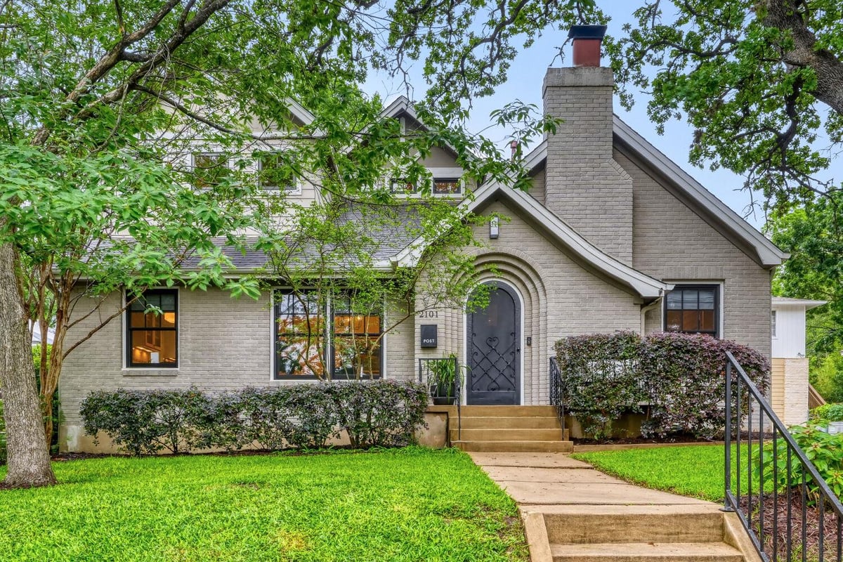 View 2101 Elton Ln in Tarry Town Place 2101 Elton Ln - front exterior - Luxury home in Tarry Town Place, Austin, TX