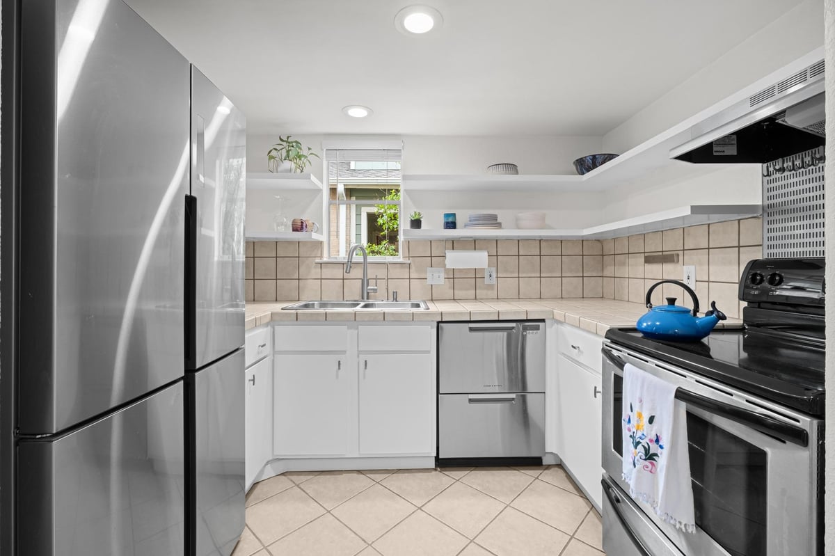 Kitchen at 2104 Cullen Ave Unit #202 - 1 bed 1 bath home