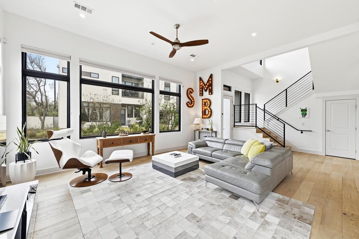 2106 Allwood Dr Unit #D - front exterior - Luxury home in ZILKER RESERVE CONDOMINIUMS, Austin, TX