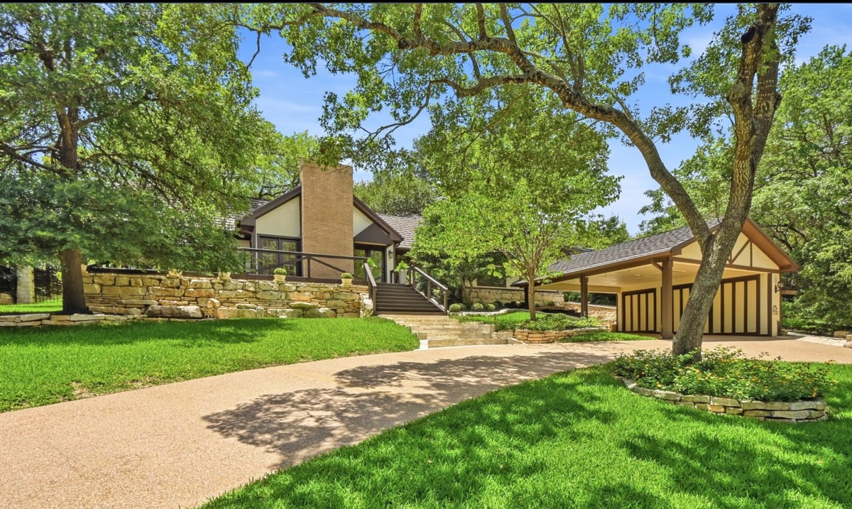 View 2106 Cypress PT in Lost Creek Sec 01 2106 Cypress PT - front exterior - Luxury home in Lost Creek Sec 01, Austin, TX