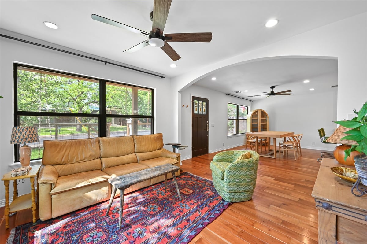 Primary bedroom at 2107 E 13th St - 2 bed 2 bath home