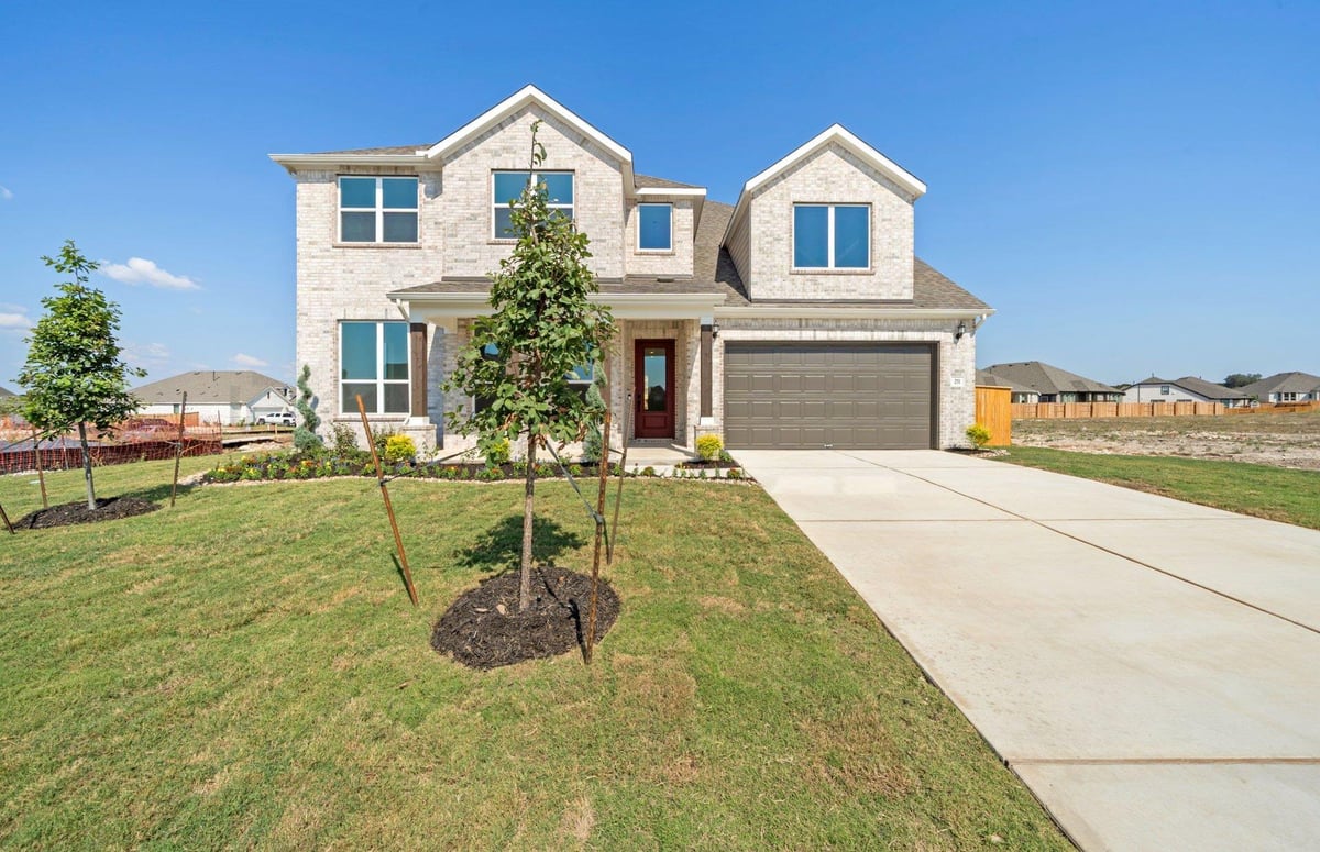 View 211 Blanco Flats Run in 6 Creeks 211 Blanco Flats Run - front exterior - Luxury home in 6 Creeks, Kyle, TX