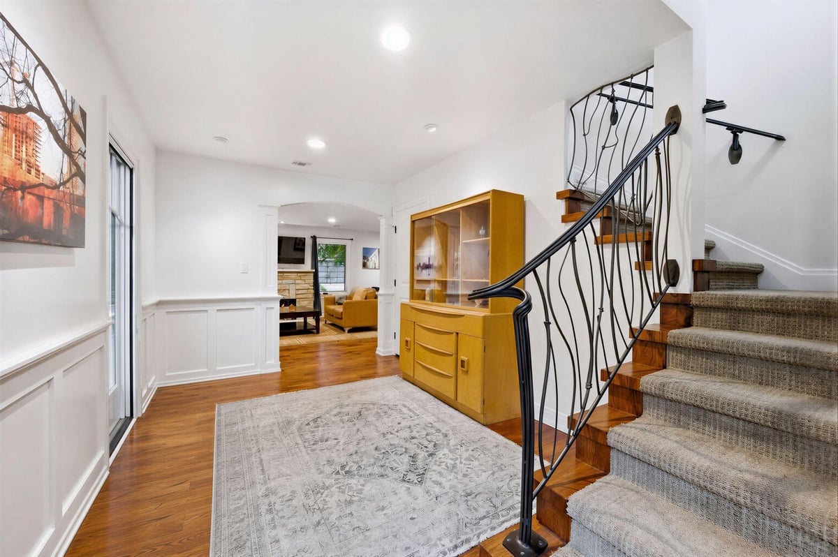 Primary bedroom at 2110 De Verne St - 4 bed 3 bath home