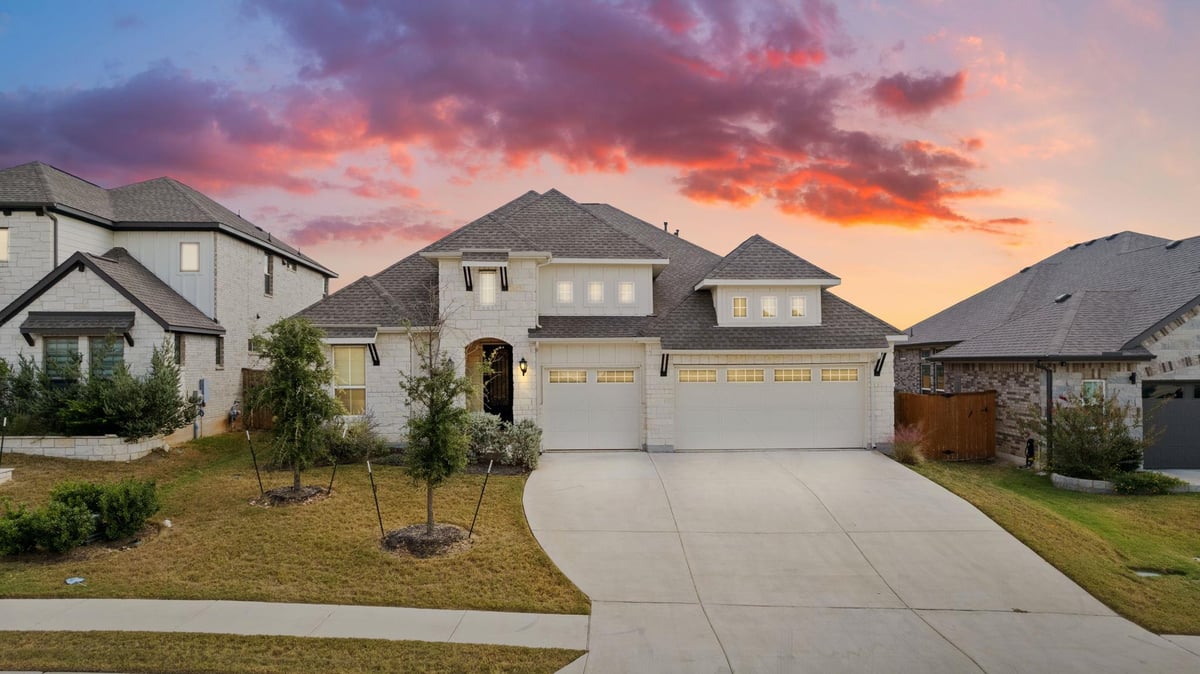 View 2116 Mar Vista Ln in Palmera Rdg Sec 6 2116 Mar Vista Ln - front exterior - Luxury home in Palmera Rdg Sec 6, Leander, TX