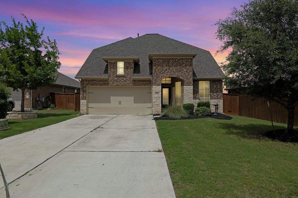 View 212 Estima CT in Santa Rita Ranch Ph 1 Sec 2B 212 Estima CT - front exterior - Luxury home in Santa Rita Ranch Ph 1 Sec 2B, Liberty Hill, TX