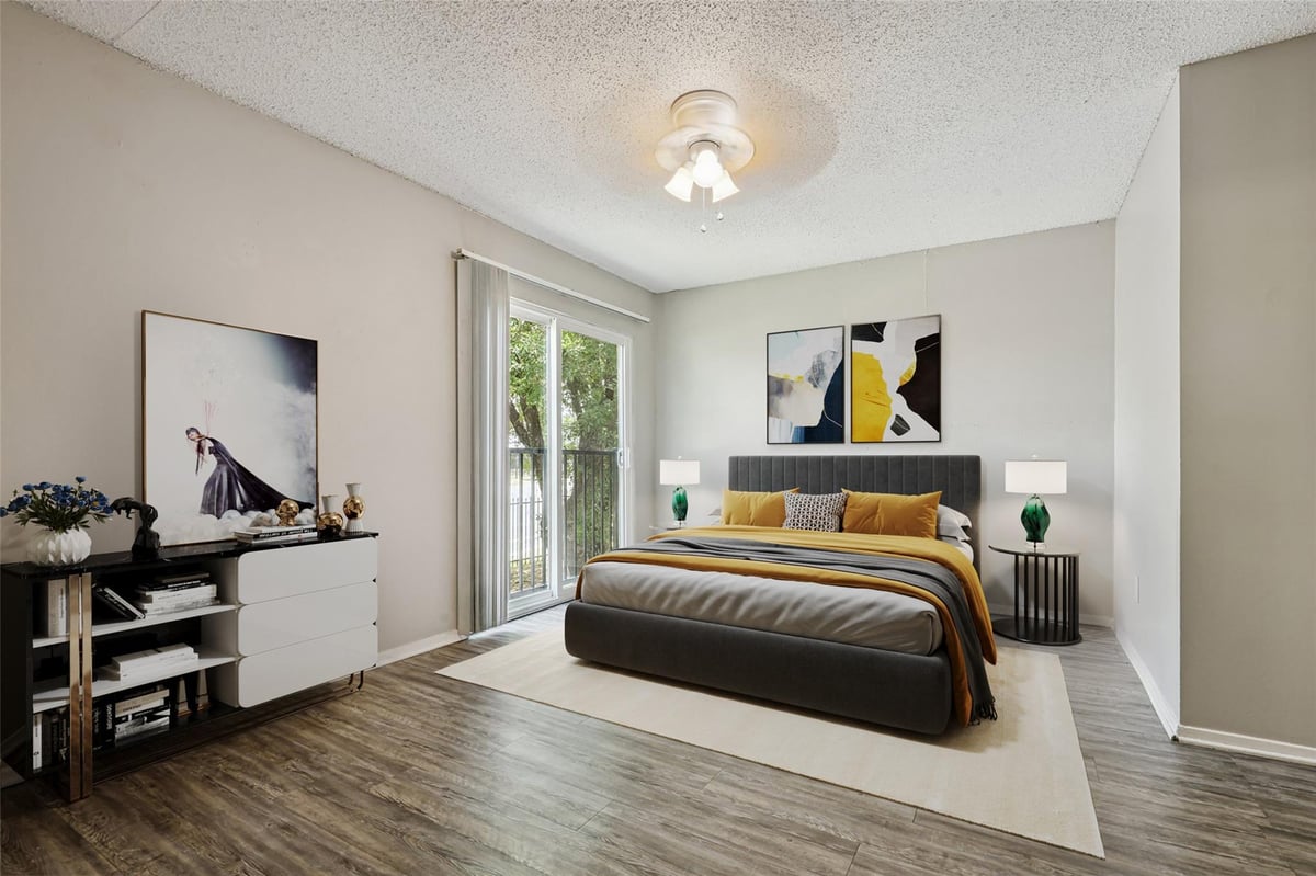 Living area at 2124 Burton Dr Unit #203 - 2 bed 2 bath home