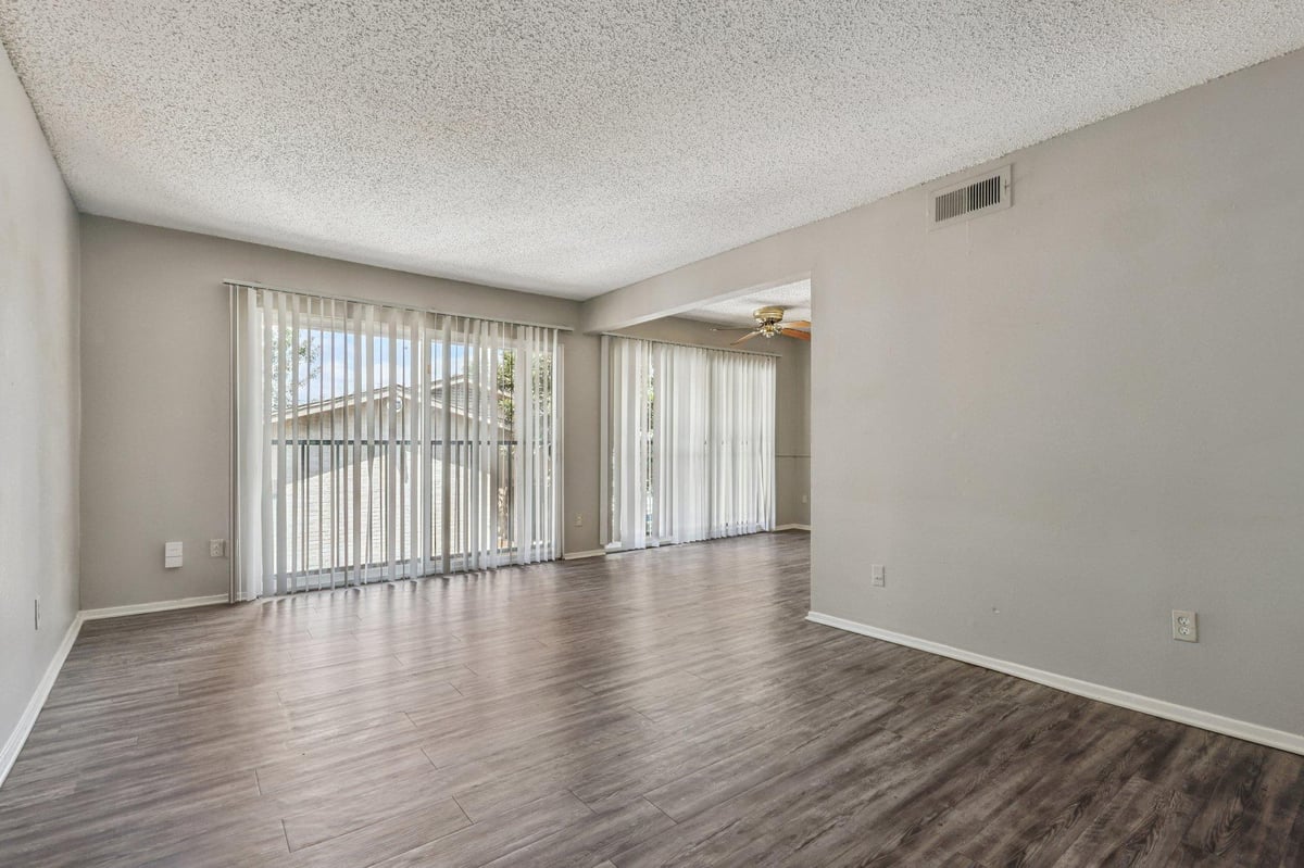 Primary bedroom at 2124 Burton Dr Unit #203 - 2 bed 2 bath home