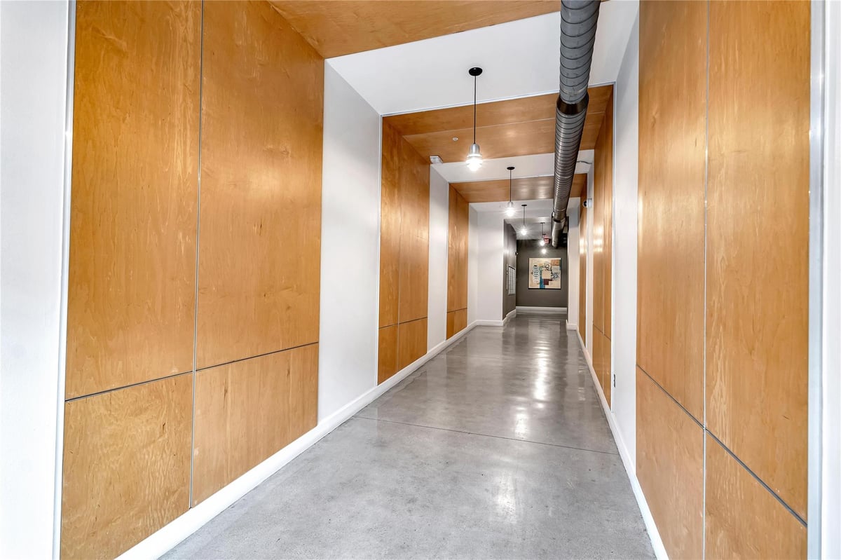 Primary bedroom at 2124 E 6th St Unit #305 - 1 bed 1 bath home