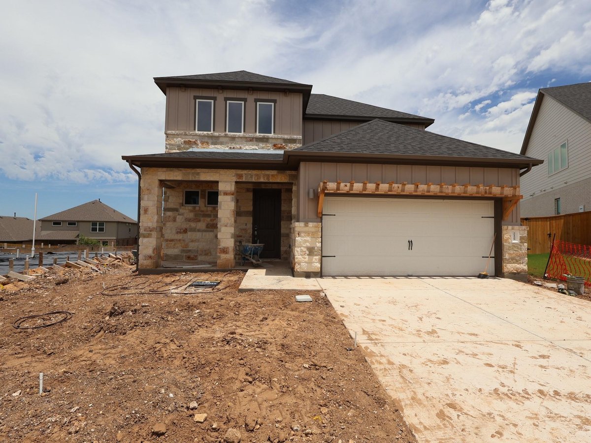 View 2125 Spokane DR in Cedar Brook 2125 Spokane DR - front exterior - Luxury home in Cedar Brook, Leander, TX