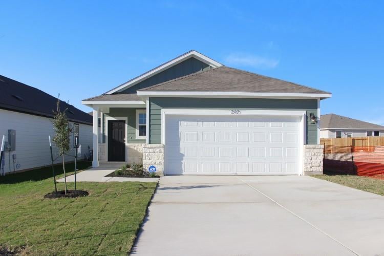 View 213 Firefox Way in Eastwood at Sonterra 213 Firefox Way - front exterior - Luxury home in Eastwood at Sonterra, Jarrell, TX