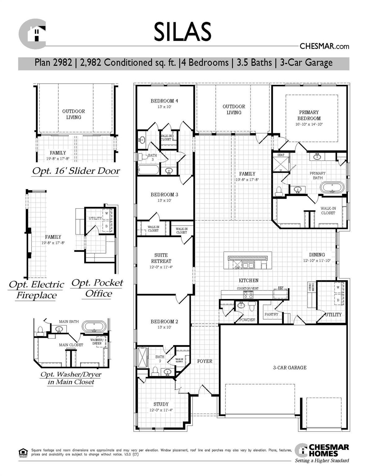 Living area at 213 Firethorn Rd - 4 bed 3 bath home