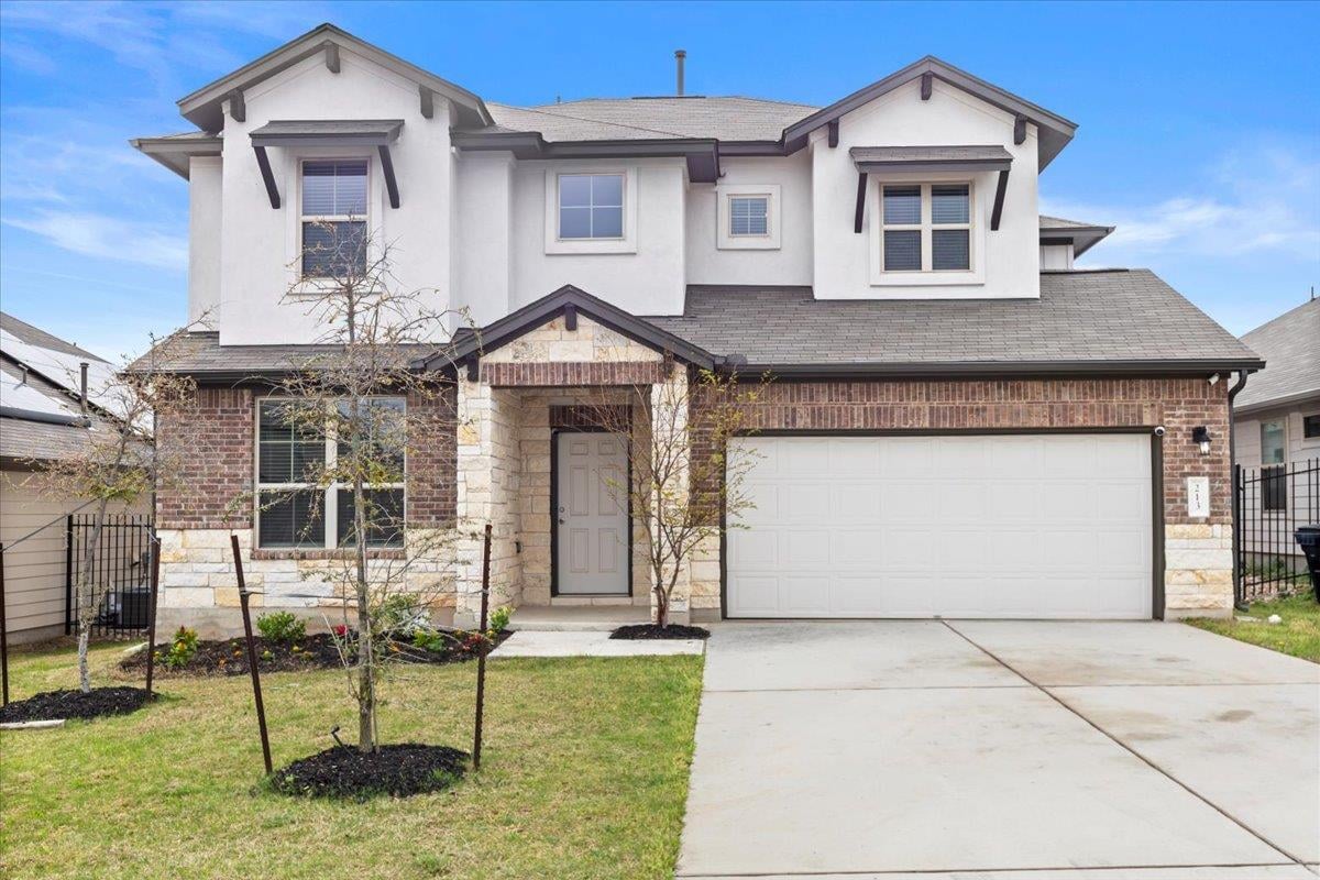View 213 Munk Ln in Larkspur 213 Munk Ln - front exterior - Luxury home in Larkspur, Leander, TX