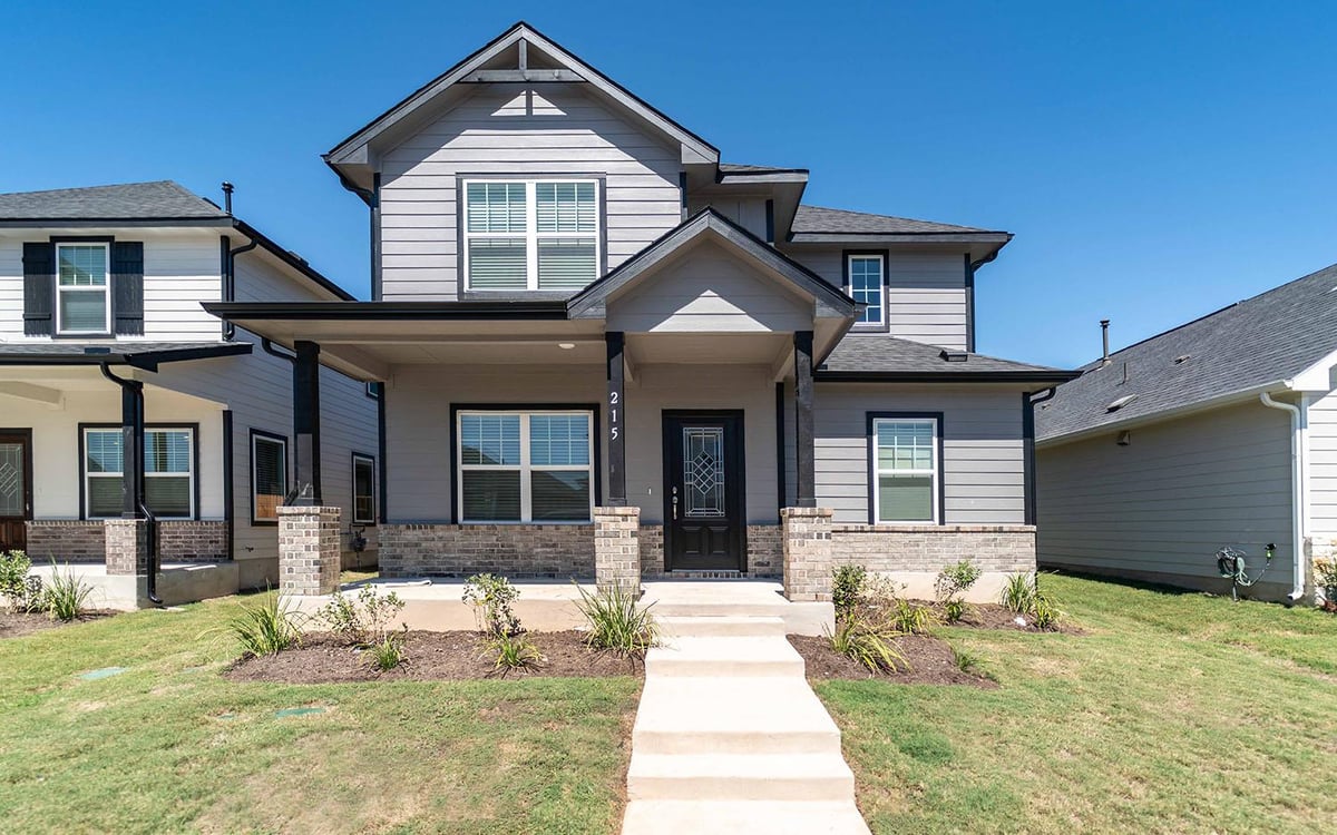 View 215 Tokalaun Dr in Brooklands 215 Tokalaun Dr - front exterior - Luxury home in Brooklands, Hutto, TX