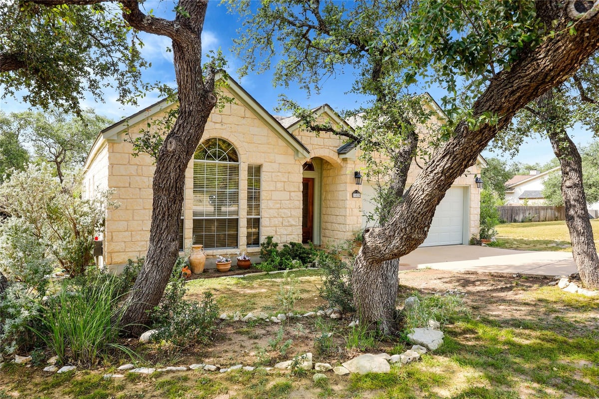 View 21520 Paine Ave in Highland Lake Estates Sec 21 21520 Paine Ave - front exterior - Luxury home in Highland Lake Estates Sec 21, Lago Vista, TX