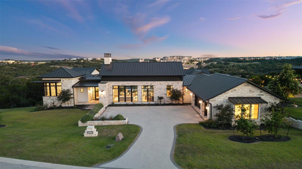 View 216 Duckhorn Pass in Serene Hills Ph 4w 216 Duckhorn Pass - front exterior - Luxury home in Serene Hills Ph 4w, Austin, TX