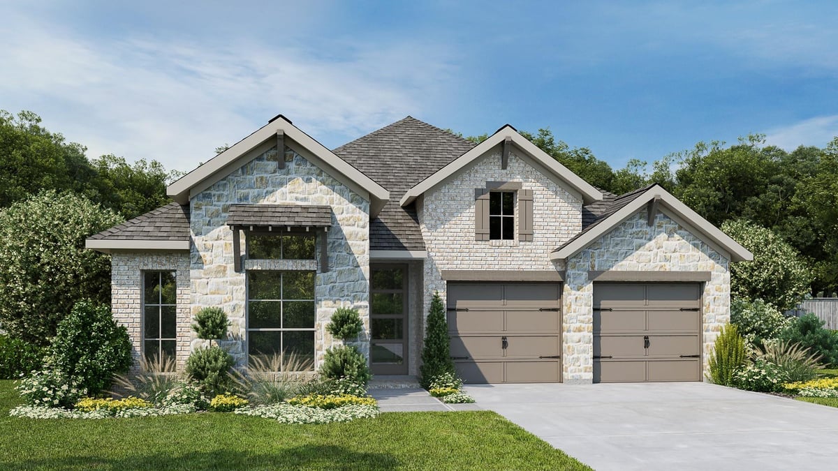 View 216 Foundation Ln in Lariat 216 Foundation Ln - front exterior - Luxury home in Lariat, Liberty Hill, TX