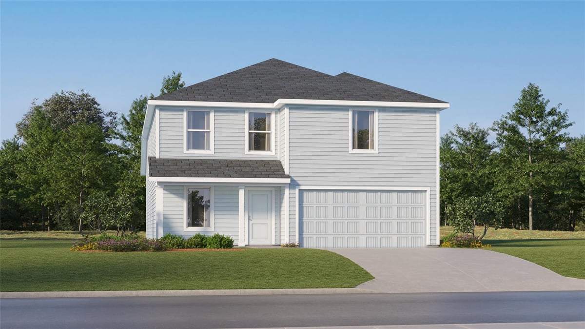 216 Scorpius TRL - front exterior - Luxury home in Firefly Pointe, Hutto, TX