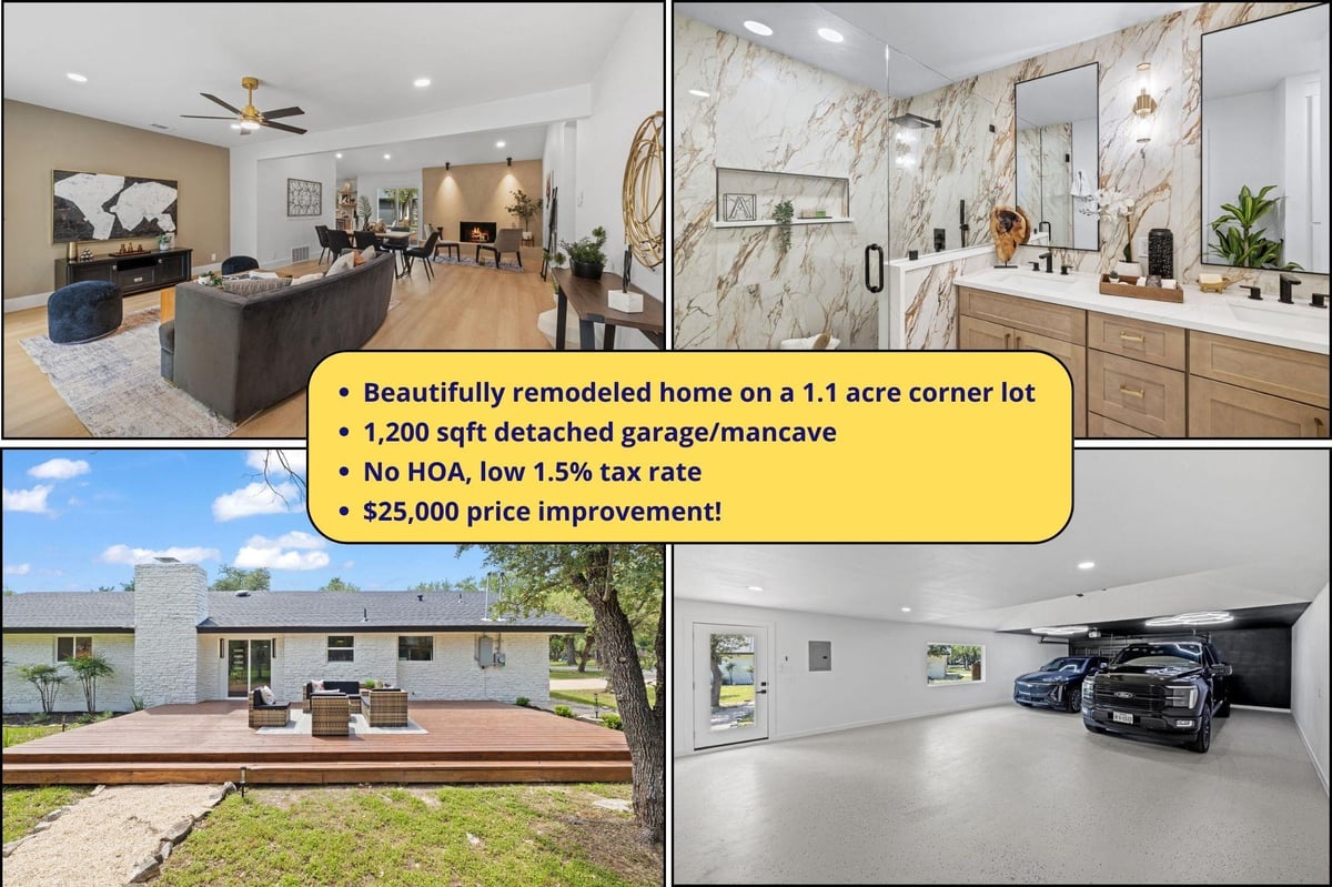 216 Sinuso DR - front exterior - Luxury home in Serenada Country Estates, Georgetown, TX