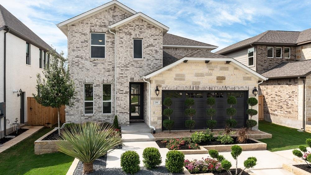 216 Star Rush TRL - front exterior - Luxury home in Nolina, Georgetown, TX