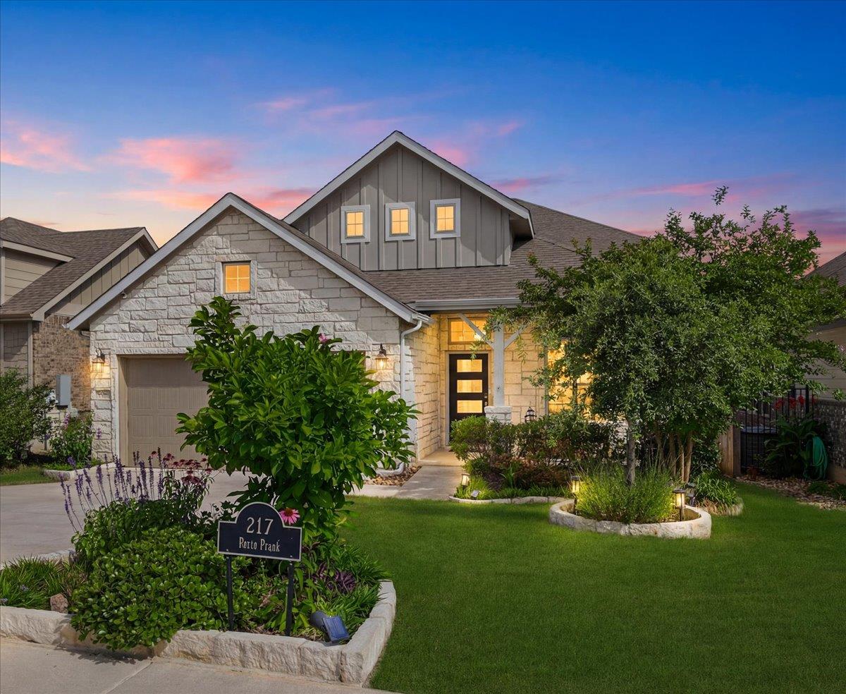 View 217 Palio PL in Rancho Sienna 217 Palio PL - front exterior - Luxury home in Rancho Sienna, Georgetown, TX