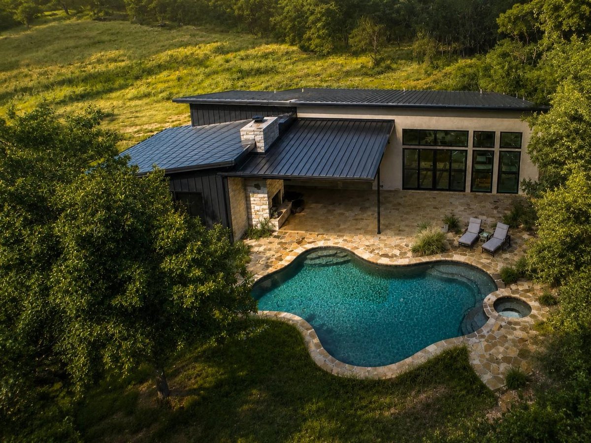 View 2181 County Road 481 in Henry Cooke Survey 2181 County Road 481 - front exterior - Luxury home in Henry Cooke Survey, Thrall, TX