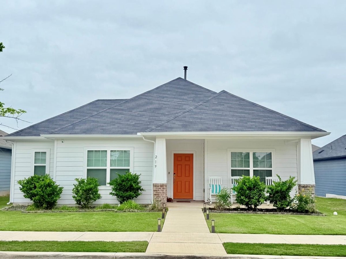 View 219 Roaming Dr in Brooklands 219 Roaming Dr - front exterior - Luxury home in Brooklands, Hutto, TX