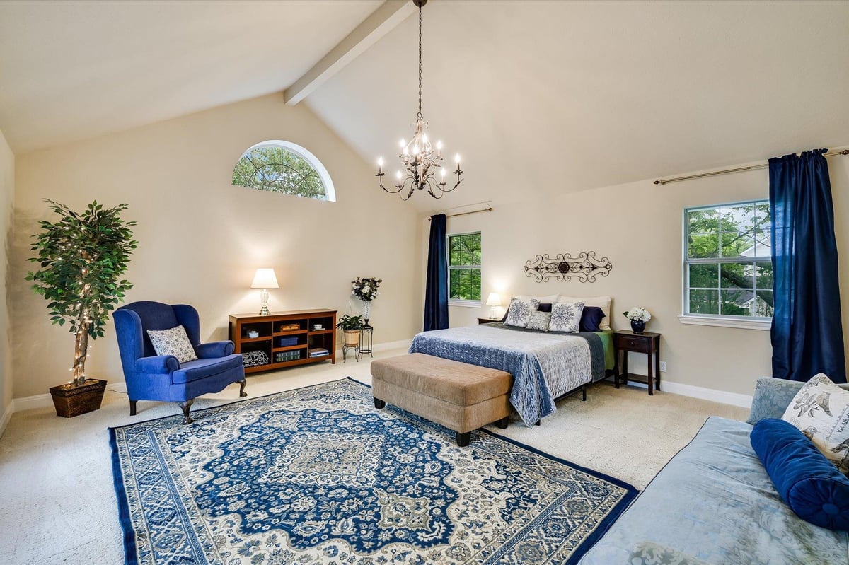 Primary bedroom at 220 2 Mile Ln - 3 bed 3 bath home