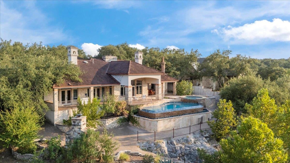 View 220 Southriver St in South River Unit 1 220 Southriver St - front exterior - Luxury home in South River Unit 1, Wimberley, TX