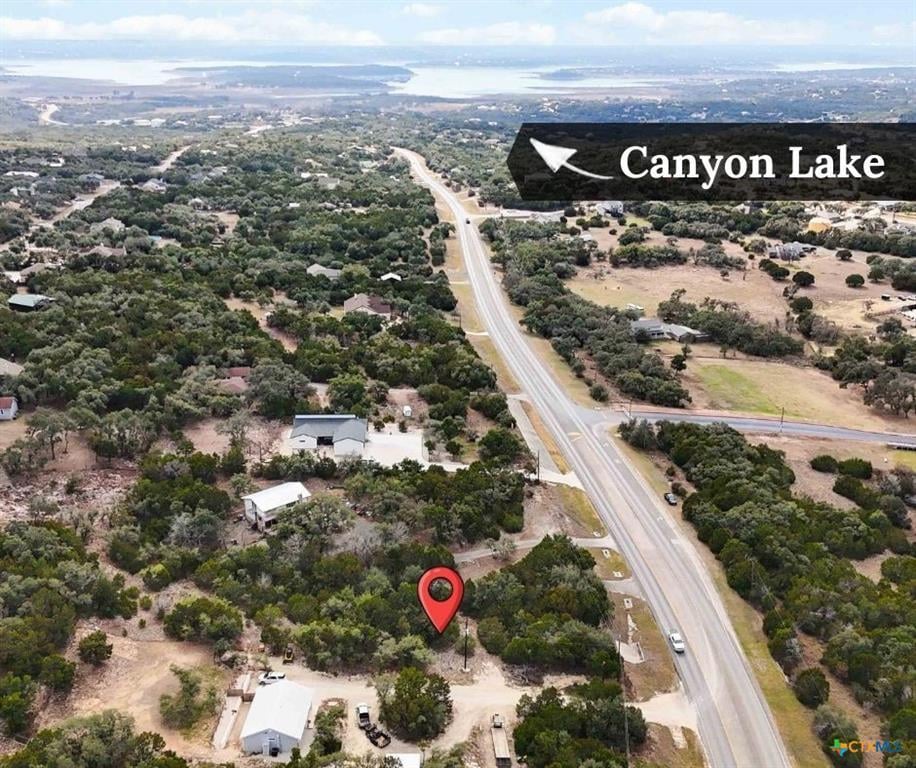 View 2200 Fm 3424 in Devils Backbone Heights 2200 Fm 3424 - front exterior - Luxury lot in Devils Backbone Heights, Canyon Lake, TX