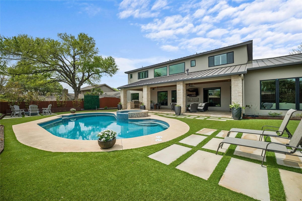 View 2201 Cypress PT in Lost Creek Sec 01 2201 Cypress PT - front exterior - Luxury home in Lost Creek Sec 01, Austin, TX
