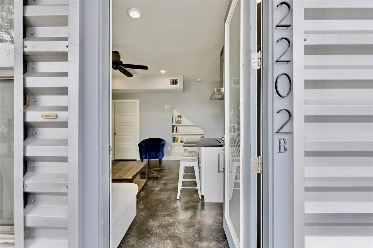 Kitchen at 2202 Willow St Unit #B - 2 bed 1 bath home