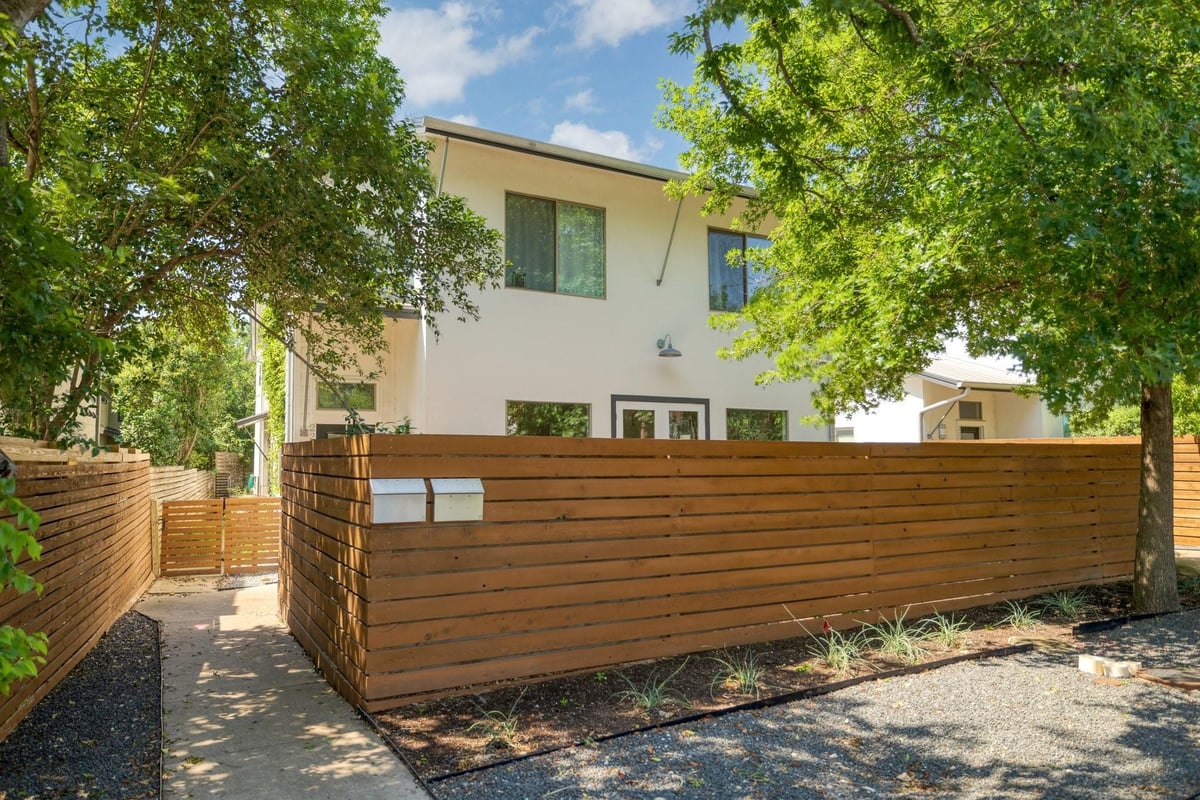 View 2205 Thornton Rd Unit #B in Thornton Gardens Condo 2205 Thornton Rd Unit #B - front exterior - Luxury home in Thornton Gardens Condo, Austin, TX